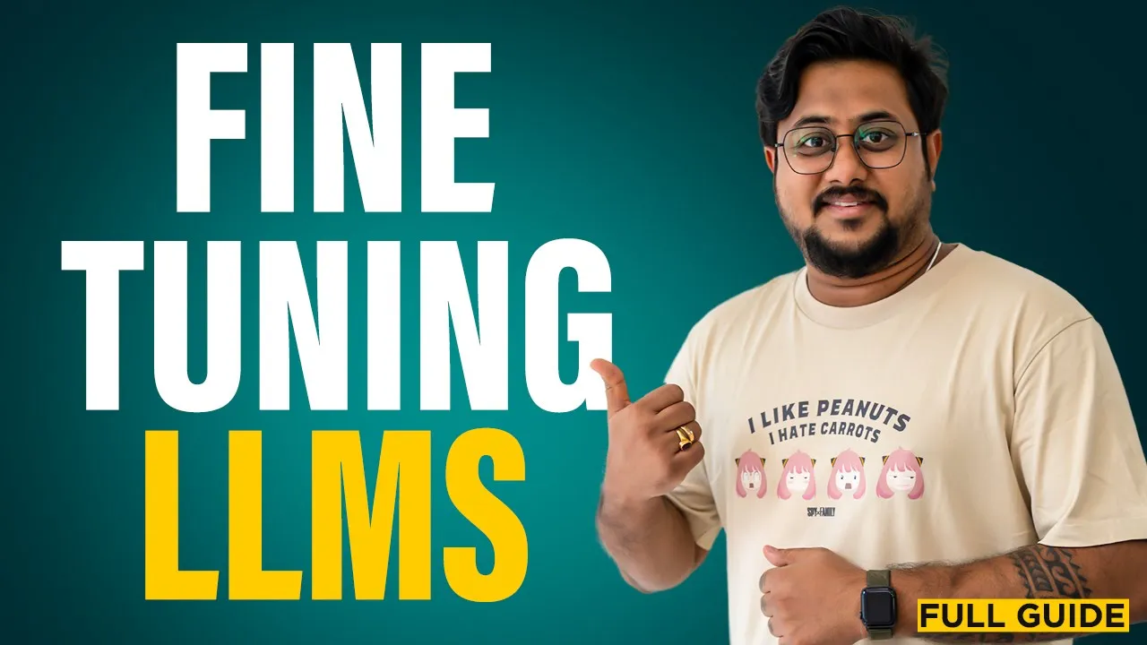 Learn Fine Tuning LLMs in 2 hours | RAGs vs Fine Tuning | Quantization | PEFT Techniques