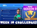 Chapter 1 ALL Week 10 Season 9 Challenges Guide Utopia Secret Skin SINGULARITY - Fortnite 2019