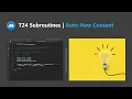 How to Automatically Populate Content of T24 Version Field using Subroutine T24 Programming