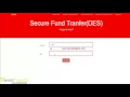 Secure Electronic Fund Transfer Over Internet Using DES PHP