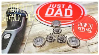 How To Replace The Cutter Heads Phillips Norelco Electric Shaver Series 3000 2000 1000 Click Type
