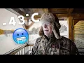 Download Lagu CANADA in de WINTER ❄️ 🇨🇦 🥶 | Sneeuwstorm en wij kwamen aan bij -43°C in deze hut in het bos!