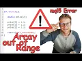 Fix the Array out of Range Error in mql5 Programming