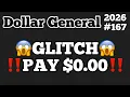 2026 Dollar General Couponing GLITCH PAY 0 00 MUST WATCH