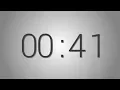 41 Seconds countdown Timer - Beep at the end Simple Timer forty-one sec