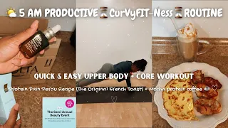 protein packed breakfast recipe u0026 workout labeautyqueenana