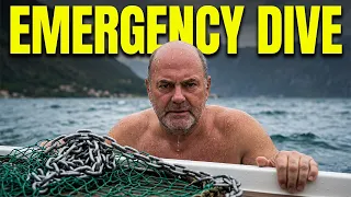 We Dragged, Got Tangled & Had to Jump In! | Bay of Kotor Catamaran Life