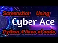 Screenshot using 4 lines of python program