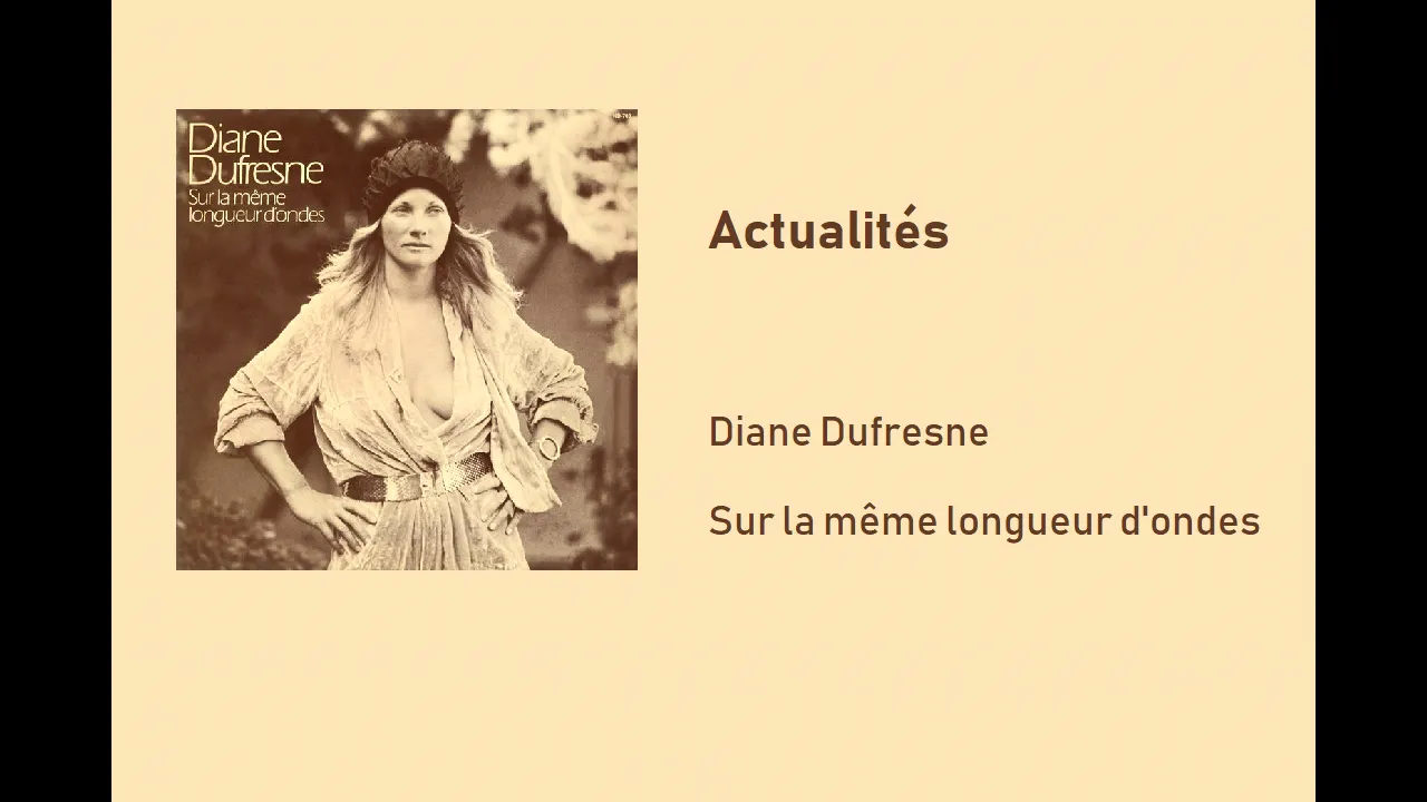 Diane Dufresne - Actualités