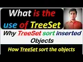 How TreeSet Sort The Object Automatically complete detalis