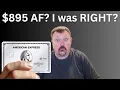 American Express Platinum Card 895 AF CONFIRMED