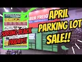 Harbor Freight April Parking Lot Sale