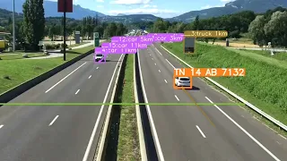 Vehicle Speed Detection using YOLO and Python Real-time Traffic Monitoring Demo Para Projects