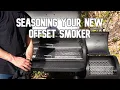 Seasoning your New Offset Smoker Chargriller Grand Champ XD Initial Burn