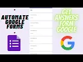 Automate Google Forms and get the Answers from Google with auto submission using python