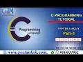 Pointer and Arrays in C Part-4 GIITM