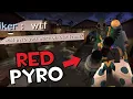 trolling tf2 players with fake blu pyro loadout