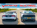 Download Lagu Dodge Viper v Ford Mustang MODIF: DRAG RACE