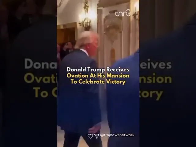 ⁣Former President Donald Trump has been projected to win the presidency #breaking