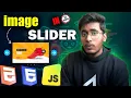 How to Make Image Slider Animation in HTML CSS JavaScript IN JUST 10 MINUTE