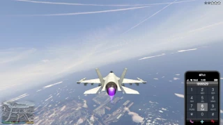 Grand Theft Auto V Easiest way to get the P-996 Lazer cheats required