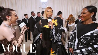 Queen Latifah Eboni Nichols Have Date Night at the Met Gala Met Gala 2024 With Emma Chamberlain