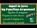 Input in Java by Function Argument Enter the data by Function Argument in BLUEJ
