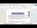 Shelly Cashman Word 365 Module 7 End of Module Project 2 Basics for Business Monthly Update