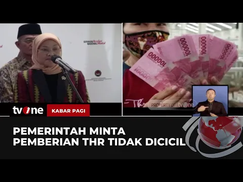 Menaker: THR Diberikan Paling Lambat H-7 Sebelum Lebaran dan Tidak Boleh Dicicil