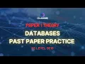 Databases Past Papers Practice-1 Paper 1 AS Computer Science 9618
