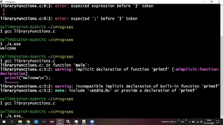 C Programming Unit 2 - Math Functions