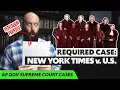 New York Times v United States EXPLAINED AP Gov Required Cases