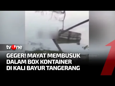 Mayat Membusuk Dalam Box Kontainer Hebohkan Warga Kali Bayur Tangerang