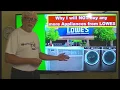 Why I will NOT buy any more Appliances from LOWES