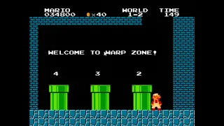 super mario bros nes loncat level 2 lewat jalan pintas game nostalgia