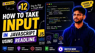 How to Take Input in JavaScript readline in Node js Explained JS