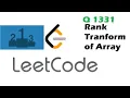 1331 Rank Transform of an Array