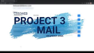 CS50Web Programing With Python and JavaScript Project 3 Mail