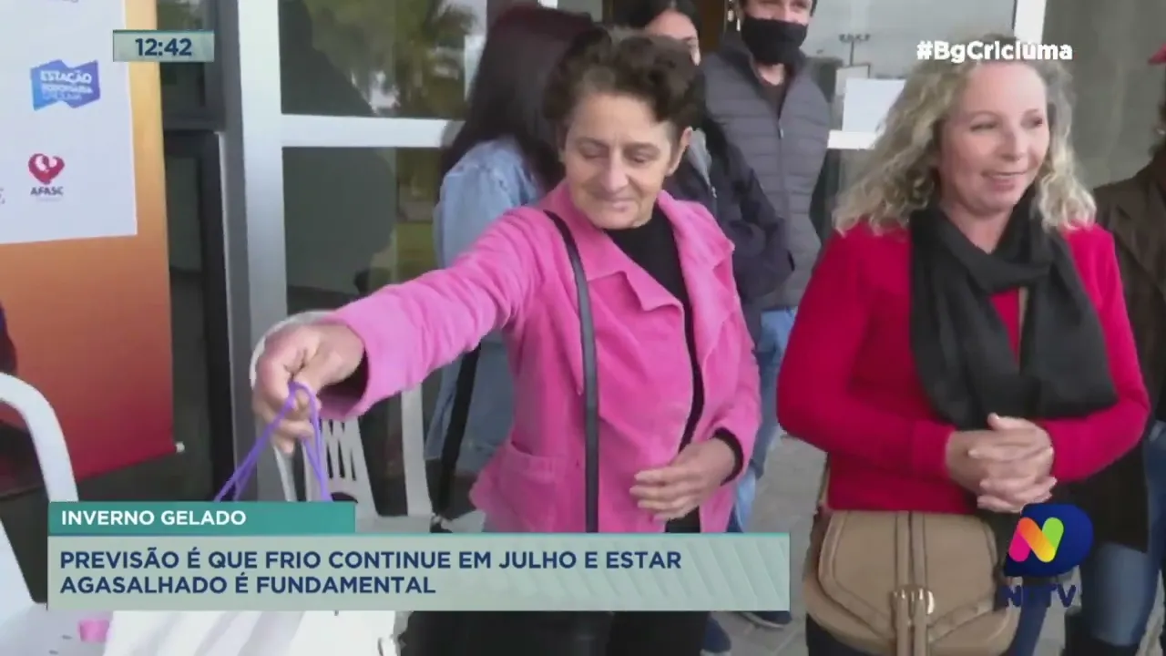 Campanha do Agasalho: previsão de frio intenso segue em julho e roupas quentes são fundamentais