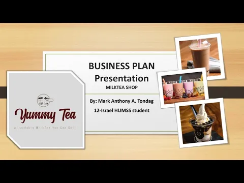 Download MP3 BUSINESS PLAN PRESENTATION |MILKTEA SHOP | How to make business plan |Powerpoint