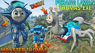 Download THOMAS EXE LABA - LABA PERANG LAWAN MONSTER THOMAS, UPIN IPIN TAKUT - GTA 5 BOCIL SULTAN MP3