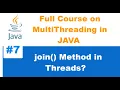 JOIN Method OR Waiting for Threads to finish