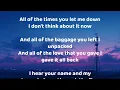  Sasha Alex Sloan - Keeping score (Lyrics)