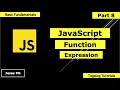 JavaScript Function Expression Tagalog Tutorial - Basics