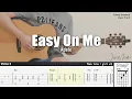 Download Lagu Easy On Me - Adele | Fingerstyle Guitar | TAB + Chords + Lyrics