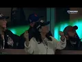 Billy Joel sings 'Piano Man' from stands