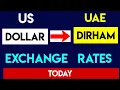 US Dollar to Emirati Dirham Currency Exchange Rates Today USD to AED 5 July 2025