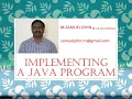 Writing First Program in Java