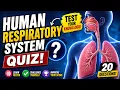Respiratory System Quiz - Perfect Exam Review for Students