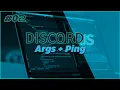 Discord js Tutorial Args Ping Command Ep 2 2021